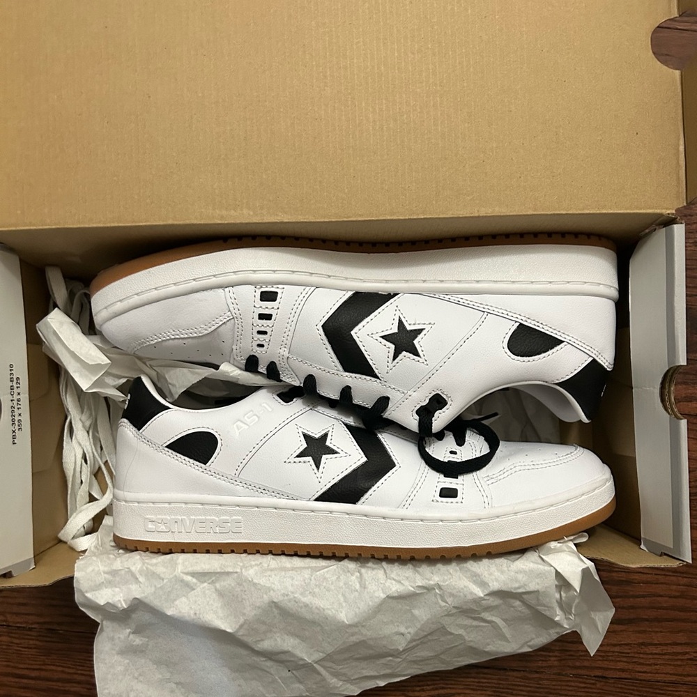 Converse AS-1-PRO OX white/Black/White sz 12